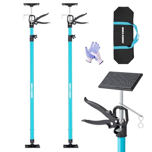 Steel Adjustable Cabinet Jack Support Pole (2-Pack) 45.2-115.2 in