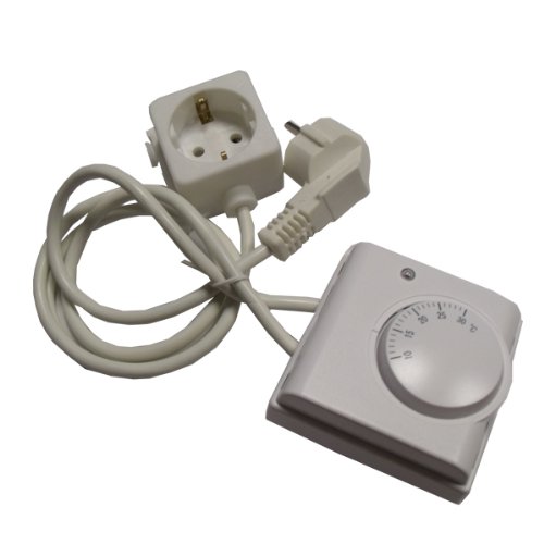 Mauk Kabel mit Thermostat und Steckdose universal für jeden Heizer, 1702