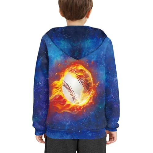 Boys Hoodies with Pockets Casual Pullover Crewneck Sweatshirt 6-16 Years Old3