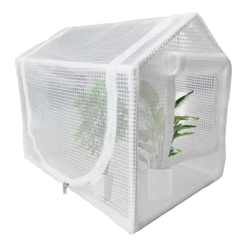 Harewtwy Mini Invernadero para Jardinería, Cálido y Resistente A las Heladas, Ideal para el Hogar, con Protección la Lluvia y Humectante.