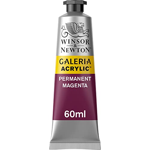 Image of Reeves Winsor and Newton Galeria Acrylic Paint, 60ml Tube, Permanent Magenta