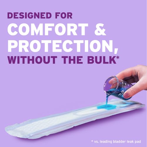 Image of Poise Ultra Thin Incontinence Pads for Women, 7 Drop, Long, 22 ct