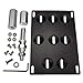 GTP JDM Style Front Bumper Tow Hook License Plate Mounting Bracket Holder Relocator for Nissan 370Z Z34 GTR R35 Sentra Juke/Infiniti G37 2dr Coupe / Q60 / Q50 (fit Without Front Parking Sensor ONLY)