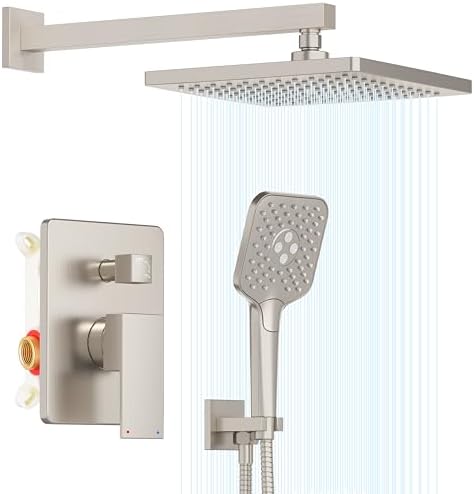 Gabrylly Shower System, Wall Mounted Shower Faucets Sets Complete...
