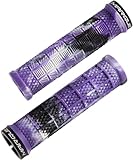 Marque Grapple Mountain Bike Handlebar Grips – Single Lock-On Ring MTB and BMX Bicycle Handle Bar with Non-Slip Grip (Purple Storm)