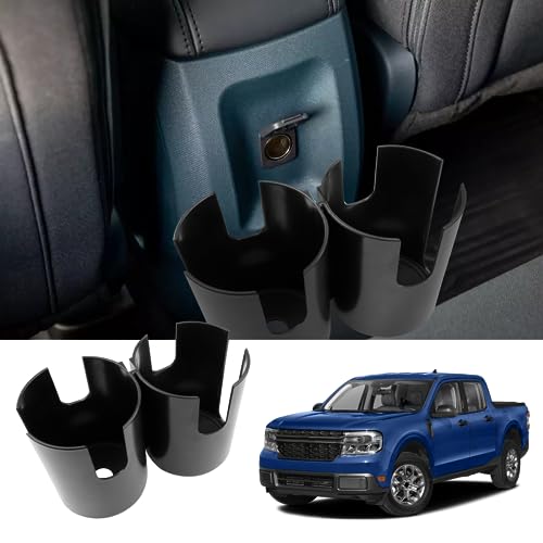 LUWU for 2024 Ford Maverick Cup Holder Expander Organizer Cup Holder Insert 2022-2024 Maverick Cup Holders Water Bottle Expander Drink Holders 2024 Maverick Accessories Maverick Seat Rear Cup Holder
