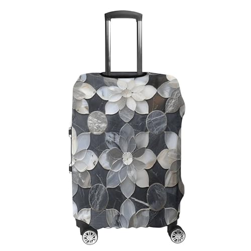 Luggage Covers Anti-Scratch Suitcase Cover Pattern Flower Washable Elastic Suitcase Protector Travel Luggage Protector Covers Carry On Luggages Cover XL (30-32 inches)4