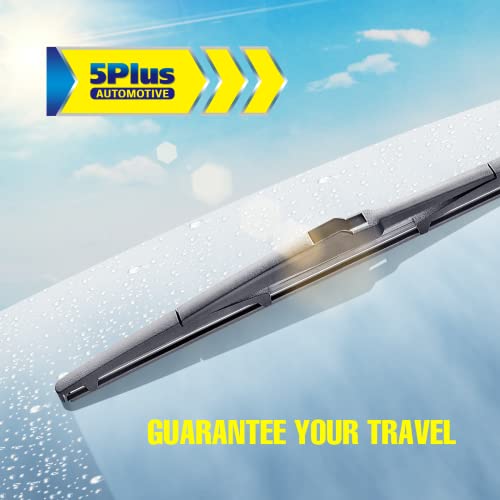 Image of 5 PLUS 14 Inch Rear Wiper Blade Replacement for Jeep Cherokee 2023-2014 /Hyundai Santa Fe 2012-2007 Tucson 2021-2016 Accent 11-07 /Toyota CHR 2022-2018 /Lexus RX 09-04 Rear Windshield Wiper (14-A)