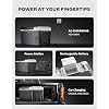 Marsail 12 Volt Car Refrigerator, 24QT Electric Cooler, Portable Car Fridge with Battery Power Option, 12/24V DC and 110-240V AC for Truck, RV, SUV, Travel, Camping, Road Trips -4F to +68F