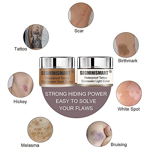 Tattoo Concealer,Tattoo Cover,Scar Concealer,Concealers,Tattoo Cover Up Makeup,Acne Concealer,Body Concealer,Professional Waterproof Concealer To Cover Tattoo,Scar,Birthmarks,Vitiligo #TOP3