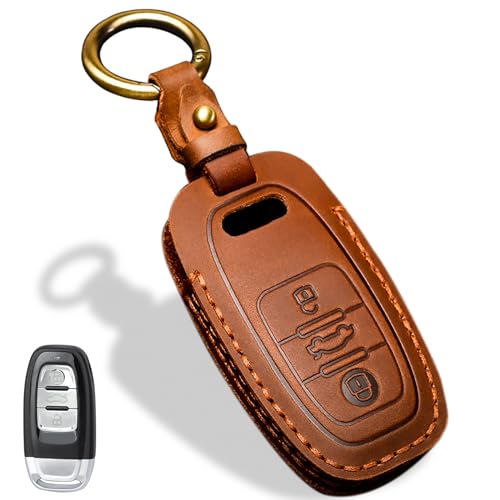 Housse de clé protection intégrale à 360 degrés sans vis pour Audi A6 et Q7