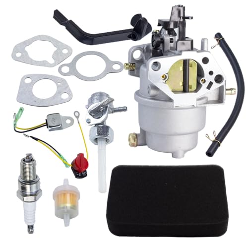 GP5500 Carburetor Replacement for Generac 0J58620157- Compatible with GP5000 GP5500 GP6500 GP6500E GP7500E 8125W 389cc Jingke Huayi Kinzo Ruixing 13HP-16HP 188F 190F Portable Generator