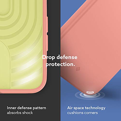 Image of CASEOLOGY Nano Pop Back Cover Case Compatible with iPhone 12 Mini (Thermoplastic Polyurethane and PC | Peach Pink)