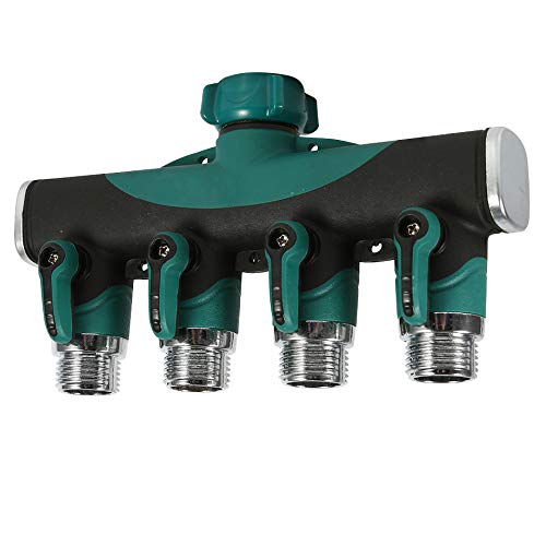 SoarUp 蛇口 分岐 4分岐蛇口 水道蛇口分岐 4方向 ガーデンホース用 給水ホース 家庭灌漑 農業灌漑