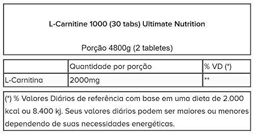L-Carnitine 1000 (30 caps) Ultimate Nutrition