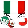 Bandiere Italiane e Bandiere dell'Europa.90 X 150 cm Bandiere con 2 Occhielli in metallo Durevole.Bandiera Italia Nazionale Italian Flag e Bandiera dell'Europa Resistente alle Intemperie Bandiera EU #5