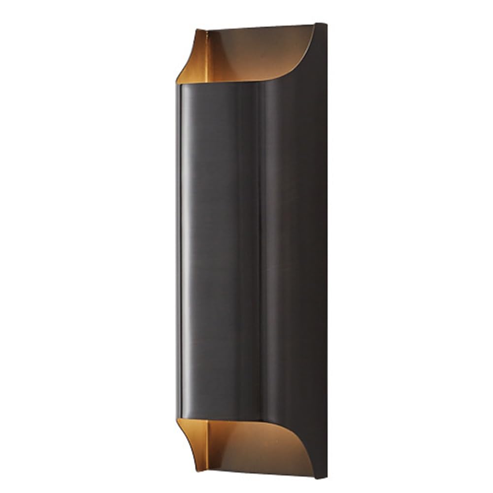 Mid Century Bathroom Vanity Wall Sconce All Bronze Dimmable Modern Creative Design Wall Lamp Hardwired Wall Mount Light Fixture for Dining Room, Living Room, Restaurant, Porch, Bedroom ( Color : A )