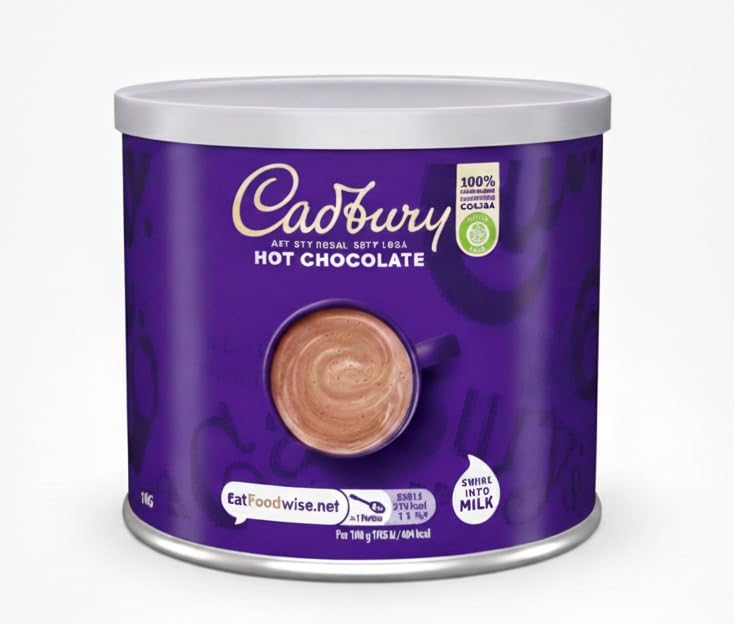 Harrissen Select Hot Chocolate 1kg Rich & Creamy Instant Drink Cups & Baking