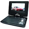 SuperSonic Portable TFT Swivel Display DVD Player مع موالف تلفزيون رقمي ومدخلات USB / SD ومتوافق مع AC / DC لـ RVs و 7 بوصة