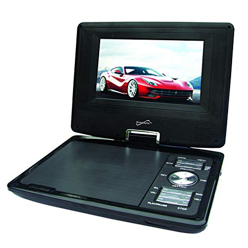 SuperSonic Portable TFT Swivel Display DVD Player with Digital TV Tuner, USB/SD Inputs and AC/DC Compatible for RVs, 7-Inch - Thumbnail 2