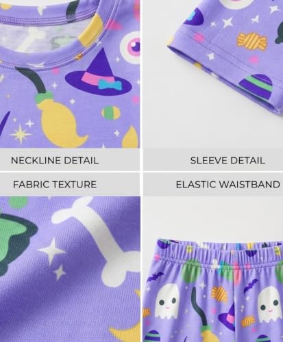 Image of Anthrilo Pure Cotton Printed Pyjama Set for Girls | Sleepwear | Night Suit, Night Wear | Long Sleeves T-Shirt & Pyjama | Regular Wear | 0-14 Years
