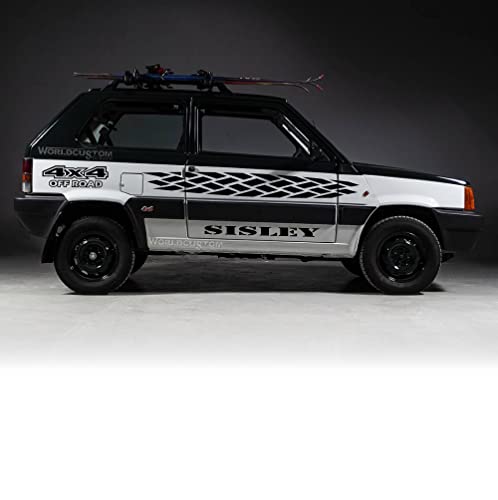 Kit autocollants latéraux vinyle haute résistance pour Panda Sisley Sport 4x4