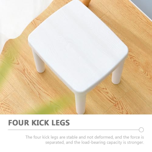 Tabouret chic en plastique blanc stable et décoratif signé DECHOUS - 7