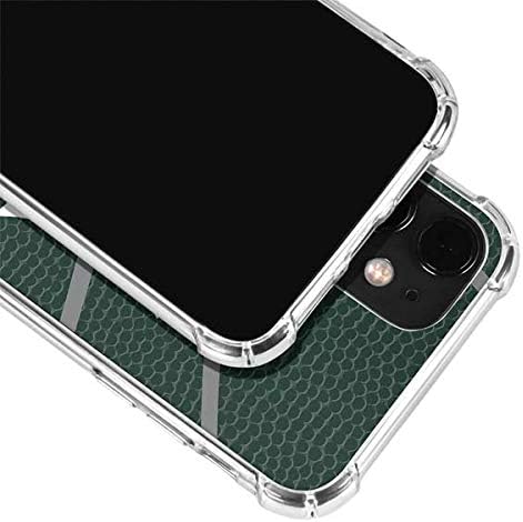 Skinit Clear Phone Case Compatible with iPhone 12 - Officially Licensed Michigan State University Green Basketball Design