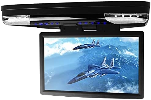 XTRONS® 15.6 Inch 1080P Video HD Digital Widescreen Car Overhead Coach Caravan Roof Flip Down DVD Player Game Disc with HDMI Port