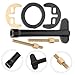 Gadpiparty 1set Horseshoe Fastening Kit for Faucet Installation Multi-functional Tap Fixing Tool Washers Easy to Install Maintain for Kitchen Bathroom Sinks