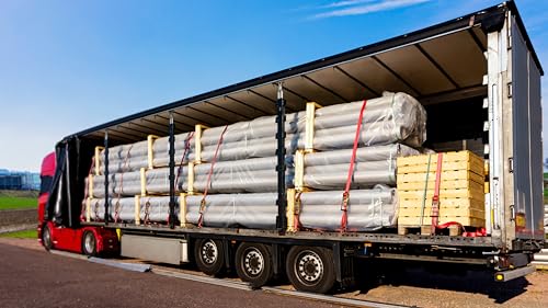 Kit Catraca + Cinta Amarração 3 Ton Carga 9 Metros Gancho J Caminhão, Caminhonete, Picape Reforçada