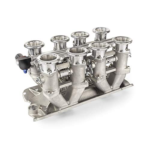 Speedmaster 1-148-041 Compatible with Chevy SBC 350 Downdraft EFI Stack Intake Manifold System
