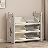 LZ LEISURE ZONE 子供 おもちゃ 収納 大容量 3段4段ラック 幅70cm 棚 絵本棚 1歳-10歳スリム 収納ボックス6個8個 HDPE オモチャ収納 おしゃれ 小物収納 角丸加工 ワイドタイプ 組立簡単 こども キッズ 入学 入園 新生活 出産祝い プレゼント 幅70×奥行28.5×高さ66.5cm