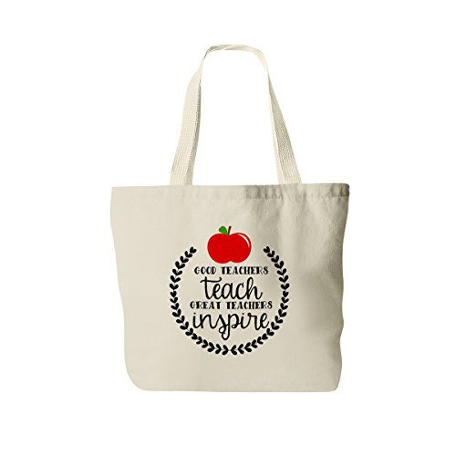 Teacher Tote Bag - Inspirational Gift for Teacher - Canvas Bag