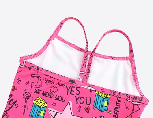 Image of Girls Swimsuits One-Piece Bathing Suits Multicolor Kids Sport Summer Beach Swimwear for 2-10 Years Old