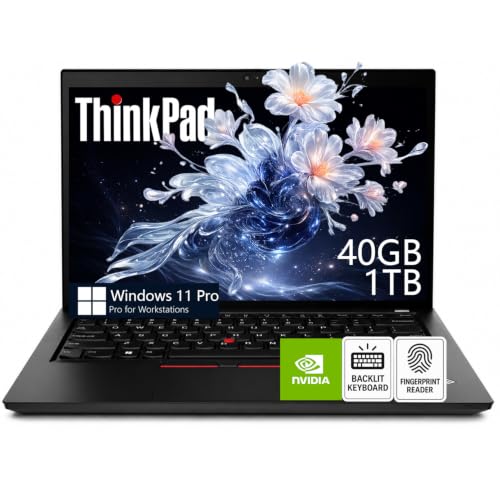 Image of Lenovo ThinkPad P14s Mobile Workstation Laptop, 14 inch FHD IPS Anti-Glare Display, Intel Core i5-1135G7, 40GB RAM | 1TB SSD, NVIDIA Quadro T500 Graphics, Backlit Keyboard, Fingerprint, Windows 11 Pro