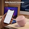 Bobtot Bocina Portátil Bluetooth con Correa, Mini Bocina, Rosa | IPX5 Resistente al Agua, 20 Horas de Reproducción, Micrófono Integrado, Bocina Inalámbrica para Música, Podcasts, Videos, Viajes 8