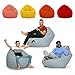 Produktbild Sitzsack Outdoor Indoor Wasserdicht Wetterfest XL - XXL Bodenkissen Sitzkissen Beanbag Größen Erwachsene Kinder Gaming Hochwertig Relax XXXL (Grau, XXL)