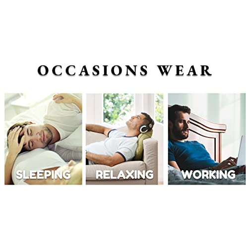 Mens Nightgown Henley Night Shirt for Sleeping Short Sleeve Nightgown Big and Tall, Loose Kaftan Sleepwear4