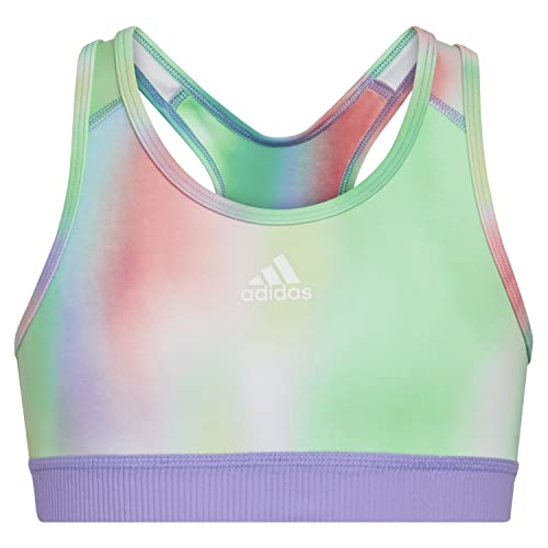adidas Girls' Aeroready Allover Print Techfit Bra