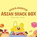 Korean Snack Box Variety Pack - 46 Count Snacks Individual Wrapped Gift Care Package Bundle Sampler Tiktok Asian Challenge Assortment Mix Candy Chips Cookies Ramen Gummy Treats for Kids Children