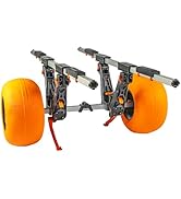 YakAttack TowNStow BarCart Universal Kayak Cart with Sand Tires - Easy Assembly Collapsible Kayak...