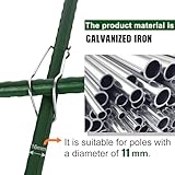 DHGKV,Bambusklammern,Rankgitter Stangen zum BAU individueller Rankgitter für Zimmerpflanzen.11mm