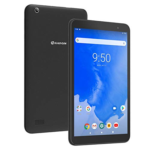 HAOQIN HaoTab H8 Pro Tablet 8 inch, Android 9.0 Pie, 2 GB RAM, 32 GB Storage, IPS HD Display, Quad-Core Processor, Dual Camera, Wi-Fi, Bluetooth, Black