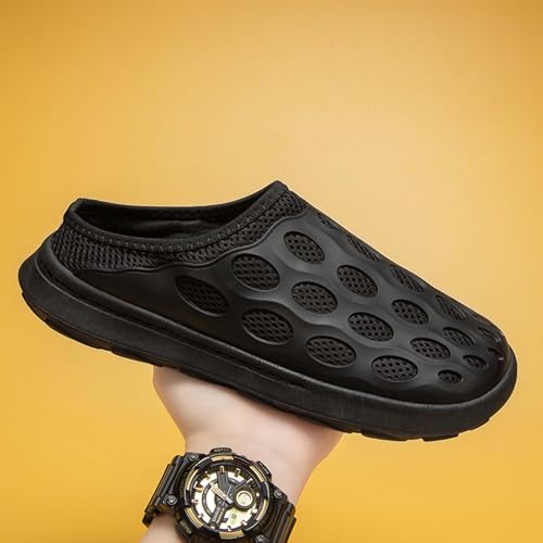 Men's mesh Beach Shoes, Anti Slip Home Hole Shoes, Lightweight and Breathable Casual Slippers4