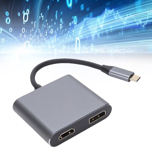 Répartiteur USB-C vers HDMI Double Écran 4K 144Hz pour Ordinateur Portable - 6
