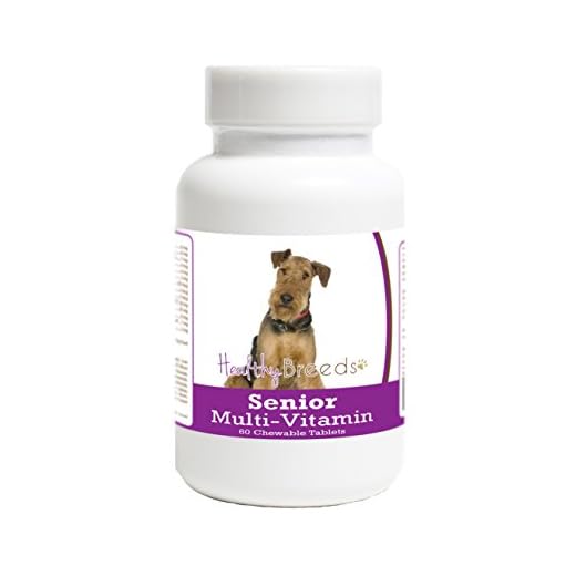 Healthy Breeds Airedale Terrier Senior Dog Multivitamin Tablets 60 Count