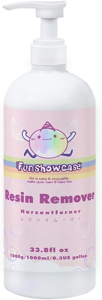 FUNSHOWCASE Epoxy Resin Remover 33oz Tool Cleaner and Hand Soap
