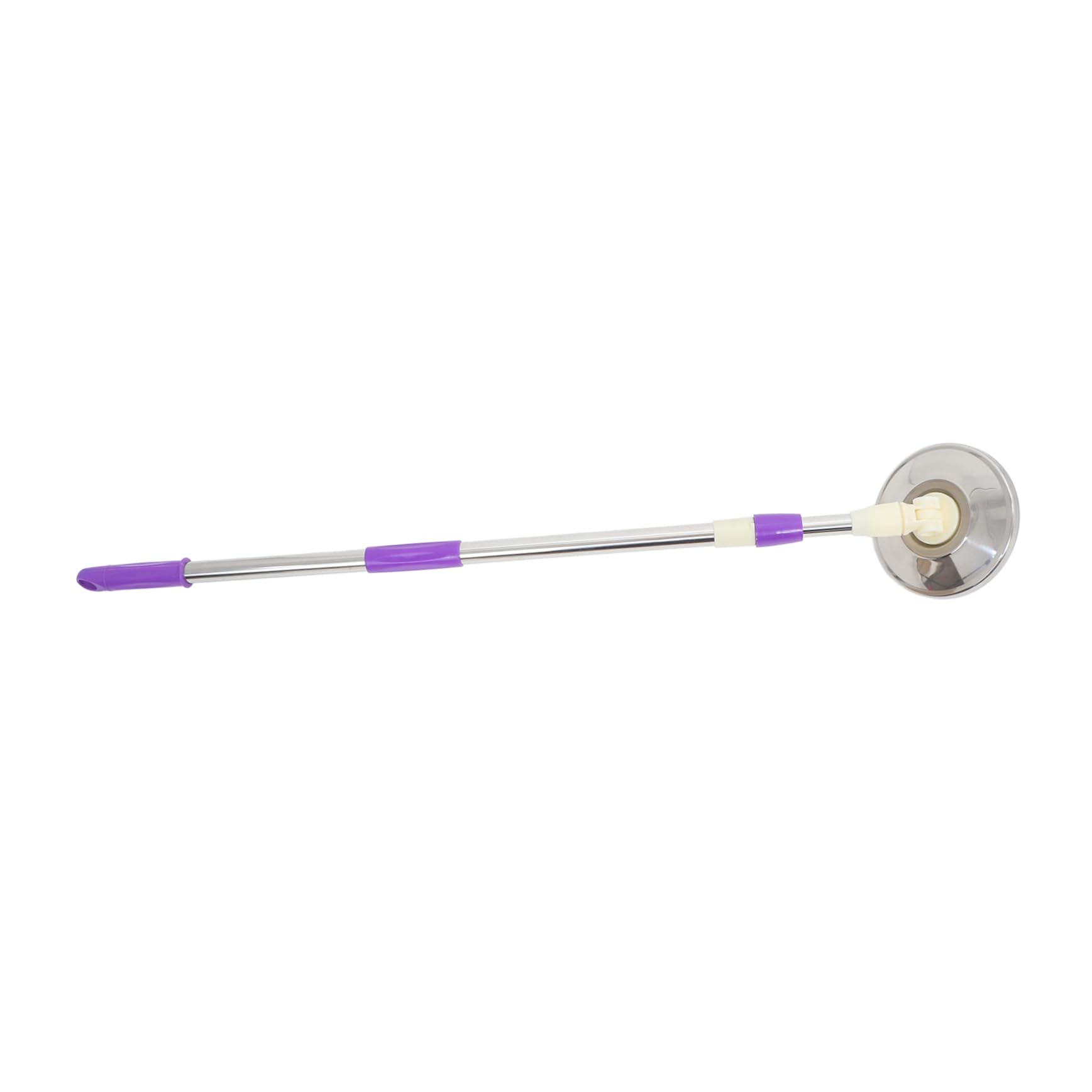 PACKOVE Replacement Mop Handle with Rotating Feature Sturdy Plastic Disc for Efficient Home Cleaning Compatible with Mop Purple