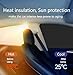 Car Side Window Sun Shades, 4 PCS Window Sunshades Privacy Curtains, 100% Block Light for Breastfeeding, Taking a nap, Changing Clothes, Camping (Front&Back 4pcs)